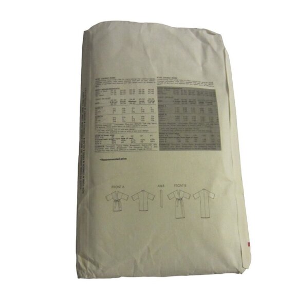 Very Easy Very Vogue Vintage Unisex Sewing Pattern 8155 Robe Size X-Large - Picture 4 of 4